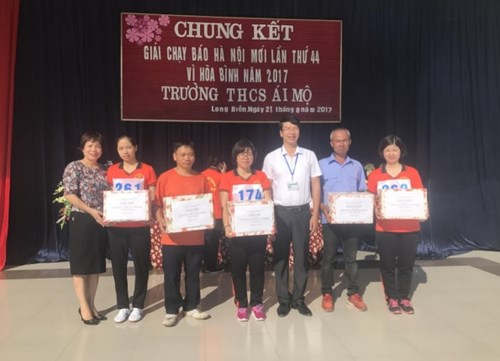 Trường THCS Ái Mộ tổ chức thành công Chung kết giải chạy báo Hà Nội mới lần thứ 44